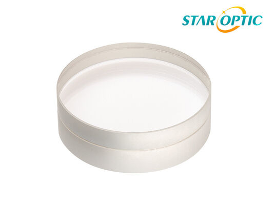 Anti-reflecterende coating optische cilinderlens 25,4 mm Diameter oppervlak vlakheid λ4 Precisie voor industriële toepassingen