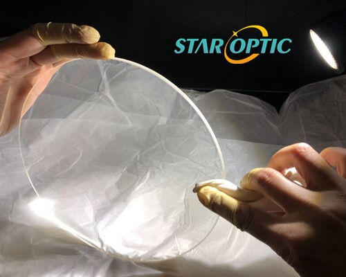 Material de cúpula de vidro óptico Lentes ópticas de vidro Ideal para componentes de objetos em ferramentas de medição e imagem óptica