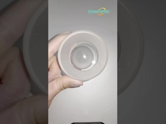 CaF2 Spherical Glass Lens 12.7mm UV Fused Silica Lens Negative Focal Length